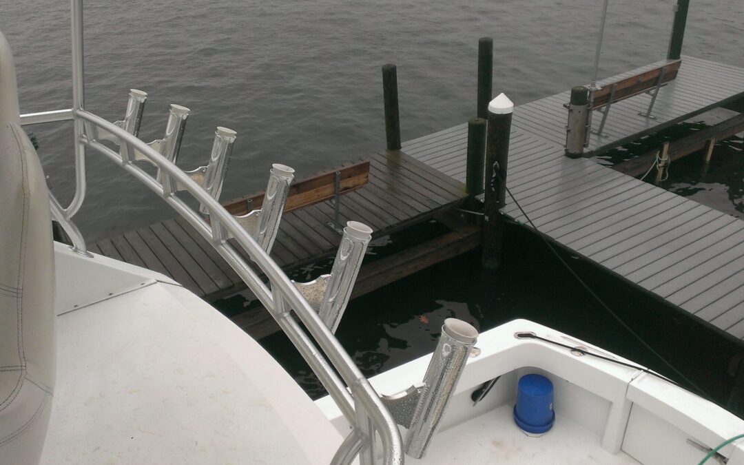 45-hatteras-aft-rail-1 | Pipe Dreams Marine